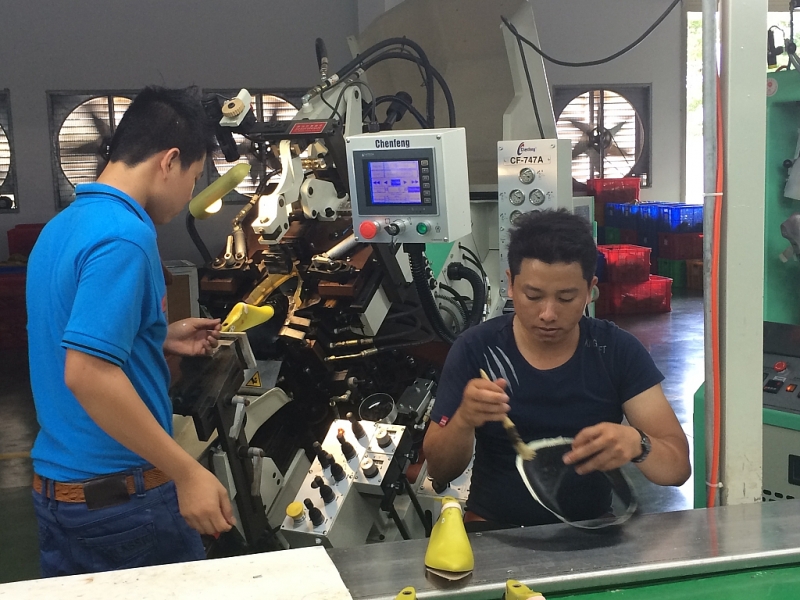 Xuất khẩu giày dép kỳ vọng sẽ đạt kim ngạch XK 22 tỷ USD trong năm 2019. Ảnh: Nguyễn Huế