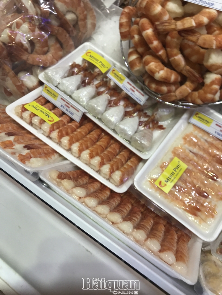 Xuất khẩu tôm sang Hàn Quốc tăng trưởng dương. Ảnh: T.H