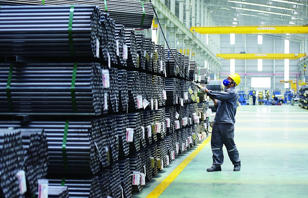 Đà bứt phá của các doanh nghiệp thép kỳ vọng sẽ đạt kết quả kinh doanh khả quan trong năm 2020. Ảnh: ST