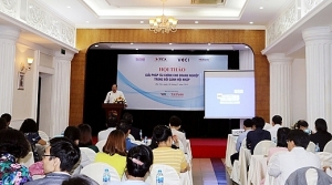 Quang cảnh hội thảo tìm giải pháp cho doanh nghiệp thiếu vốn Việt nam thời hội nhập