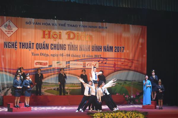 Hải quan Hà Nam Ninh đoạt giải cao tại Hội diễn nghệ thuật quần chúng tỉnh Ninh Bình năm 2017
