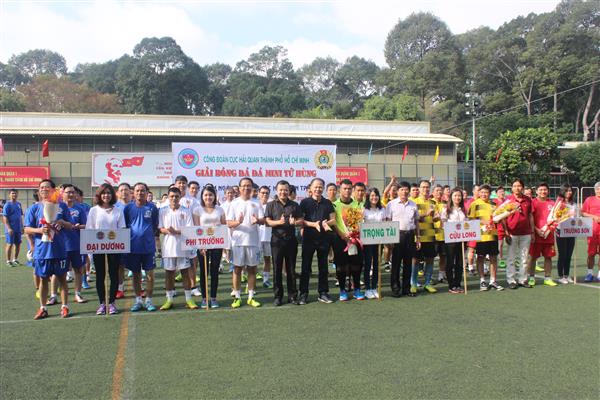 Hải quan TP.HCM tổ chức giải bóng đá "Tứ hùng"