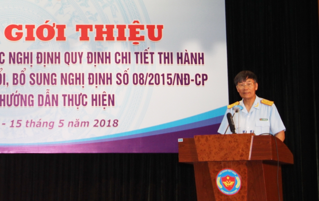 Phó Tổng cục trưởng Vũ Ngọc Anh phát biểu khai mạc tại Hội nghị.