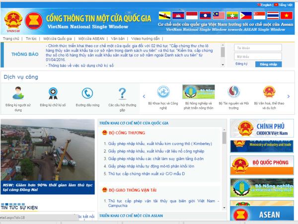 6 thủ tục lĩnh vực công thương chuẩn bị triển khai trên hệ thống một cửa