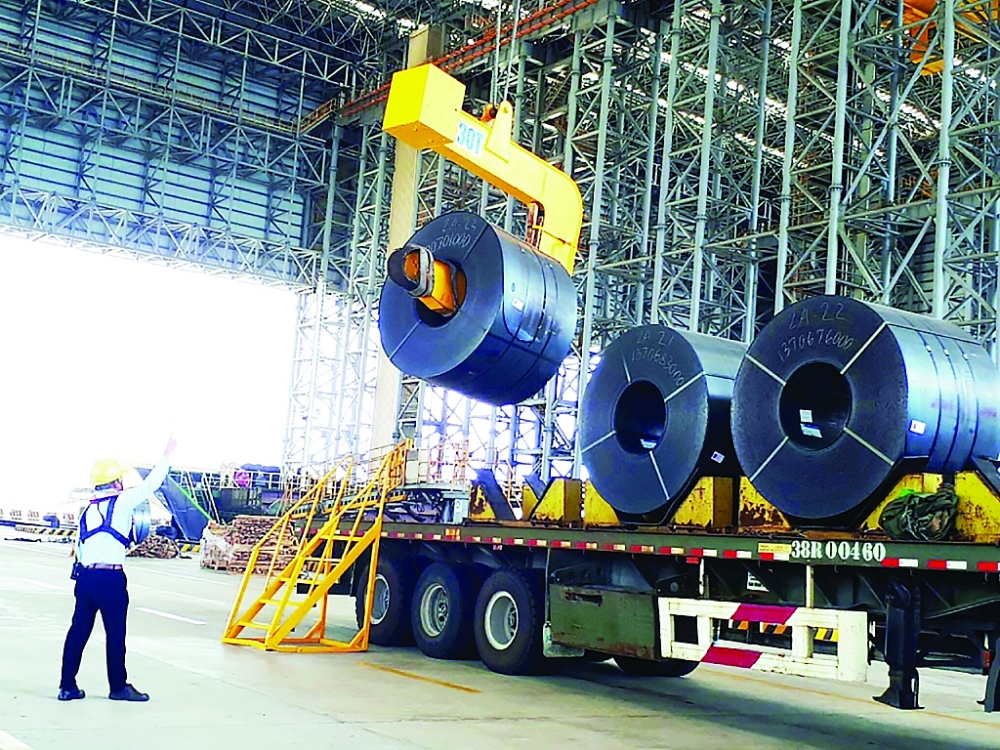 Chủ động phòng vệ thương mại thép là một trong những ngành hàng đang phải đối mặt nhiều nhất với các vụ kiện phòng vệ thương mại. Ảnh: N.Thanh