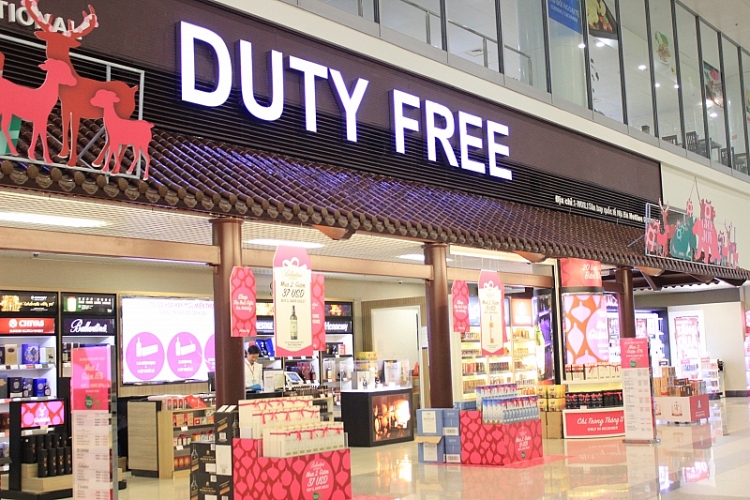 Cửa hàng kinh doanh hàng miễn thuế tại Sân bay quốc tế Nội Bài