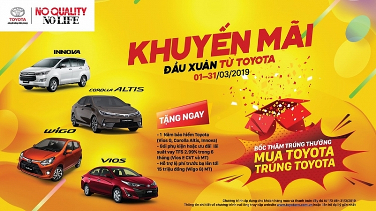 Toyota Việt Nam khuyến mại cho khách hàng