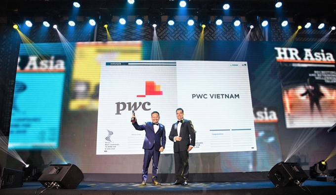 PwC Việt Nam được vinh danh là một trong những nơi làm việc tốt nhất châu Á năm 2020 (Ảnh: Mạnh Hùng)